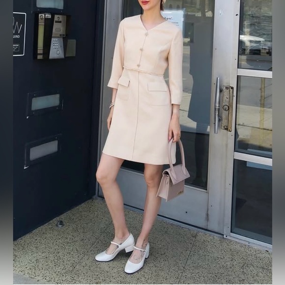 IT MICHAA Dresses & Skirts - Beautiful tweed blazer dress NWT preppy minimalist style